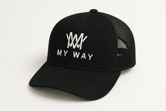 Classic logo suede trucker